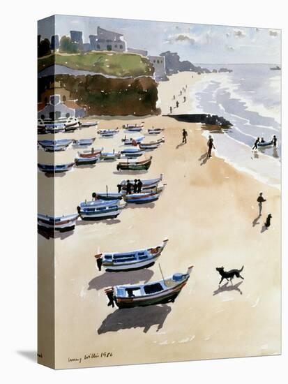 Boats on the Beach, 1986-Lucy Willis-Premier Image Canvas