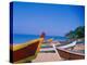 Boats on the Beach, Aguadilla, Puerto Rico-null-Premier Image Canvas