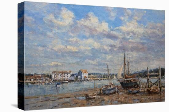 Boats on the Mud - Woodbridge, Suffolk, 2008-John Sutton-Premier Image Canvas