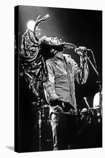 Bob Marley En Concert De Reggae Au Roxy, Los Angeles Le 26 Mai 1976-null-Stretched Canvas