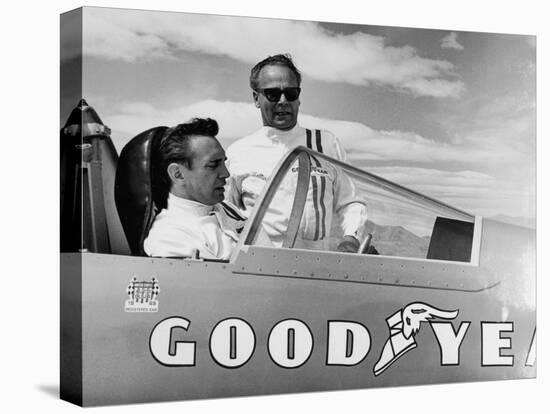 Bobby Tatroe in the Cockpit of 'Wingfoot Express Ii, Bonneville Salt Flats, Utah, USA, C1965-null-Premier Image Canvas