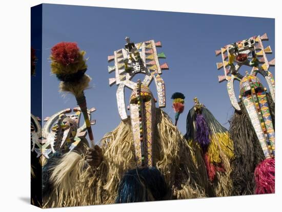 Bobo Masks During Festivities, Sikasso, Mali, Africa-De Mann Jean-Pierre-Premier Image Canvas
