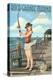 Boca Grande Marina, Florida - Pinup Girl Fishing-Lantern Press-Stretched Canvas