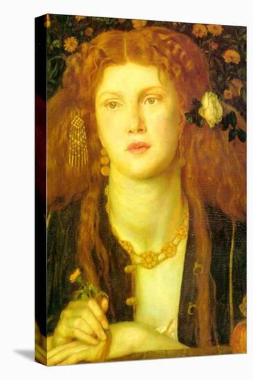 Bocca Baciata; the Kissed Mouth-Dante Gabriel Rossetti-Stretched Canvas