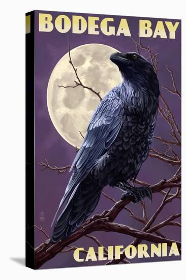 Bodega Bay, California - Raven-Lantern Press-Stretched Canvas
