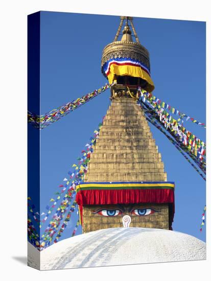 Bodhnath Stupa (Boudhanth) (Boudha), One of the Holiest Buddhist Sites in Kathmandu, UNESCO World H-Lee Frost-Premier Image Canvas