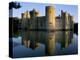 Bodiam Castle Reflected in Moat, Bodiam, East Sussex, England, United Kingdom-Ruth Tomlinson-Premier Image Canvas