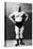 Bodybuilder in Hands on Hips Pose-null-Stretched Canvas