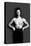 Bodybuilder in Pants with Bared Torso-null-Stretched Canvas