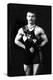 Bodybuilder in Sash-null-Stretched Canvas