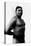 Bodybuilder's Shadowed Torso-null-Stretched Canvas