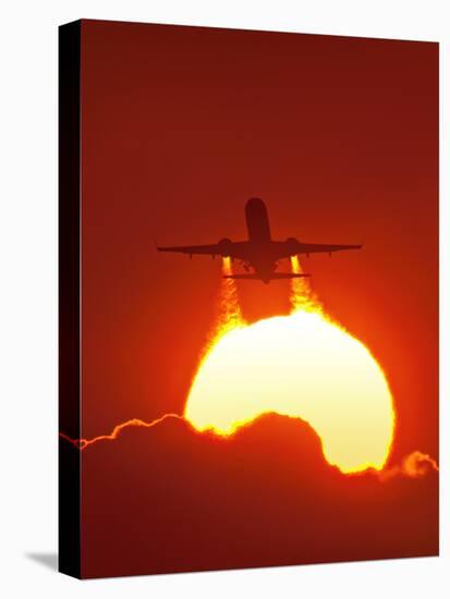 Boeing 737 Taking Off At Sunset-David Nunuk-Premier Image Canvas