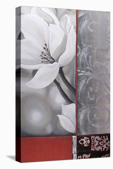 Bohemia Flora White-Jasmin Zara Copley-Stretched Canvas
