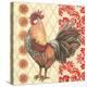 Bohemian Rooster II-Kimberly Poloson-Stretched Canvas
