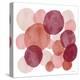 Bohemian Watercolor Dots-Angela Bawden-Stretched Canvas