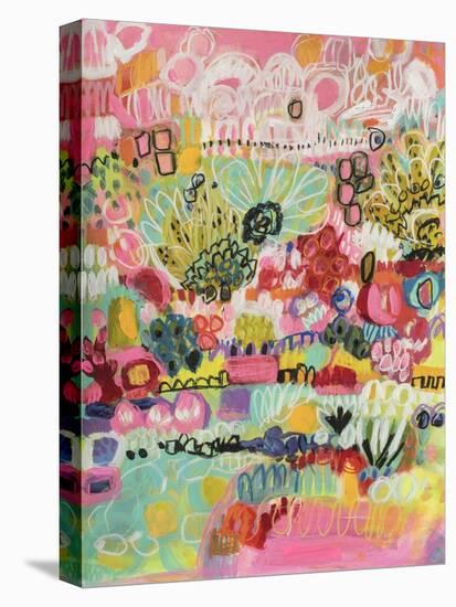 Boho Garden III-Karen Fields-Stretched Canvas