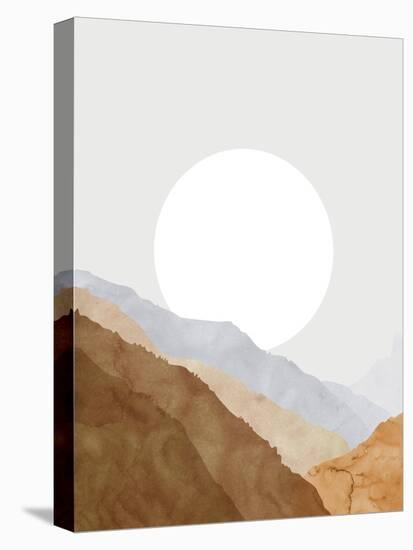 Boho moon and mountains-Rosana Laiz Garcia-Premier Image Canvas