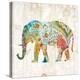 Boho Paisley Elephant II-Danhui Nai-Stretched Canvas