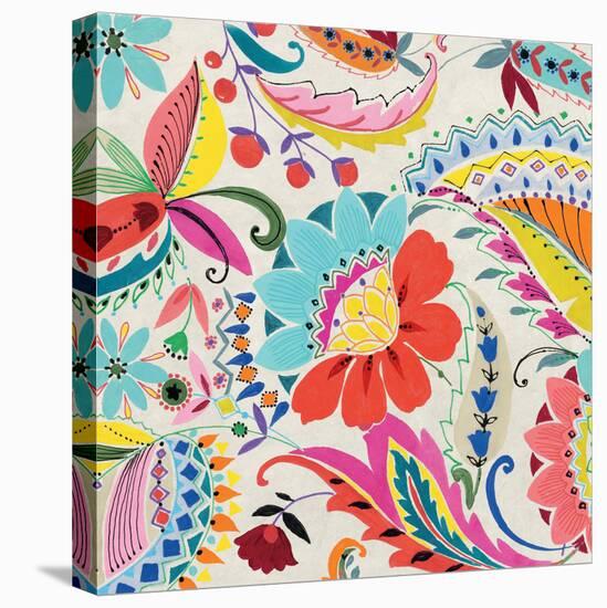 Boho Paisley II-Wild Apple Portfolio-Stretched Canvas