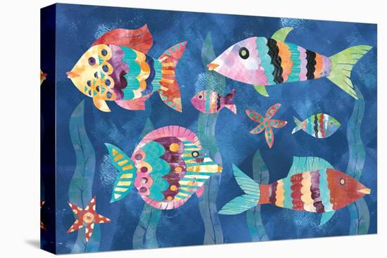 Boho Reef Fish III-Wild Apple Portfolio-Stretched Canvas