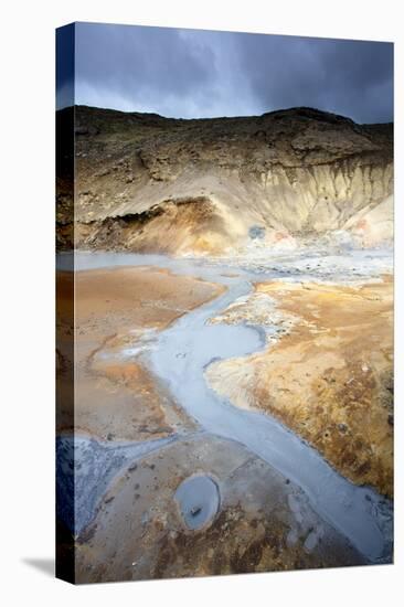Boiling Mud Pools and Stream at Seltun-Lee Frost-Premier Image Canvas