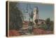 Boise, ID - View of Union Pacific Depot with Gardens-Lantern Press-Stretched Canvas