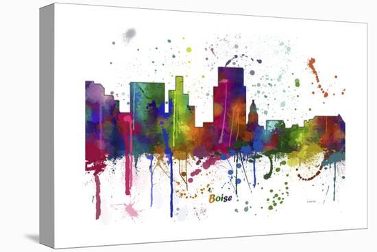 Boise Idaho Skyline MCLR 1-Marlene Watson-Premier Image Canvas