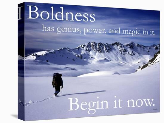 Boldness - Begin it now-AdventureArt-Premier Image Canvas