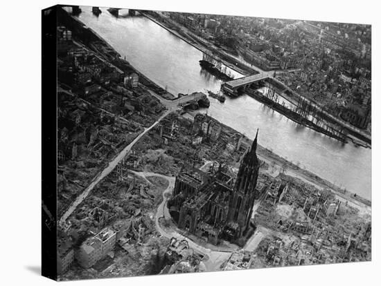 Bomb Damaged Frankfurt, 1945-null-Premier Image Canvas