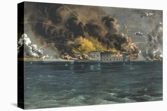 Bombardment of Fort Sumter, Charleston Harbor-null-Premier Image Canvas