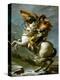 Bonaparte Crossing the Great Saint Bernard Pass, 1801-Jacques-Louis David-Premier Image Canvas