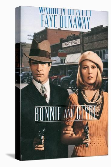 Bonnie and Clyde, 1967-null-Stretched Canvas