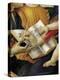 Book and Act of Writing, Detail from Madonna and Child with Angels or Madonna of Magnificat-Sandro Botticelli-Premier Image Canvas