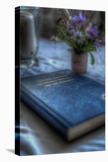 Book and Flowers-Nathan Wright-Premier Image Canvas