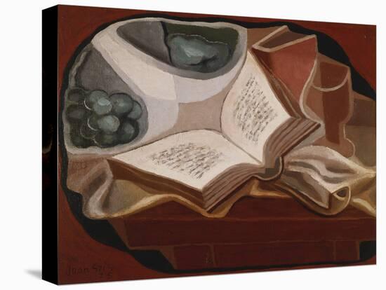 Book and Fruit Bowl-Juan Gris-Premier Image Canvas