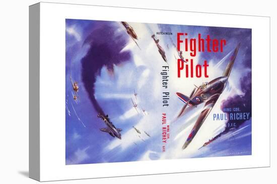 Book Cover for 'Fighter Pilot', 1955-Laurence Fish-Premier Image Canvas