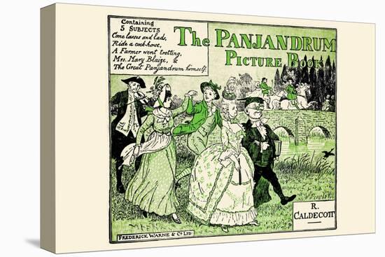 Book Cover the Panjandrum Picture Book-Randolph Caldecott-Stretched Canvas