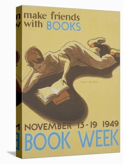 Book Week Poster-Elizabeth Tyler Wolcott-Premier Image Canvas