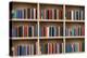 Books on a Wooden Shelfs.-donatas1205-Premier Image Canvas