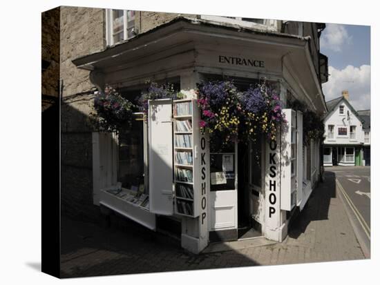 Bookshop, Hay on Wye, Powys, Mid-Wales, Wales, United Kingdom-David Hughes-Premier Image Canvas