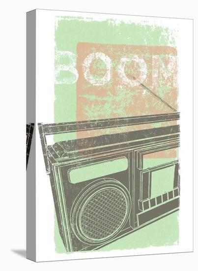 Boom-John W Golden-Stretched Canvas