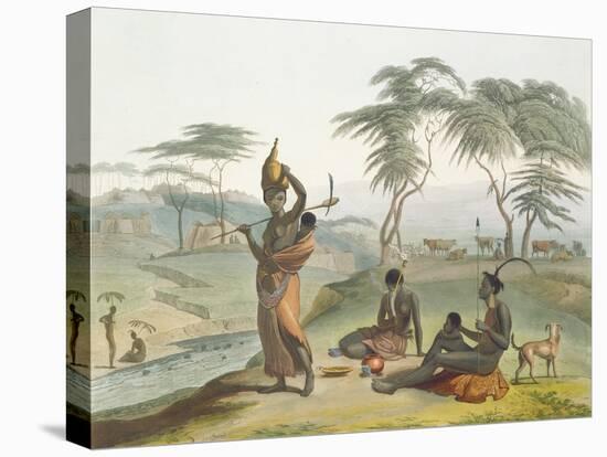 Boosh Wannahs, Plate 8 from 'African Scenery and Animals', Engraved by the Artist, 1804 (Aquatint)-Samuel Daniell-Premier Image Canvas
