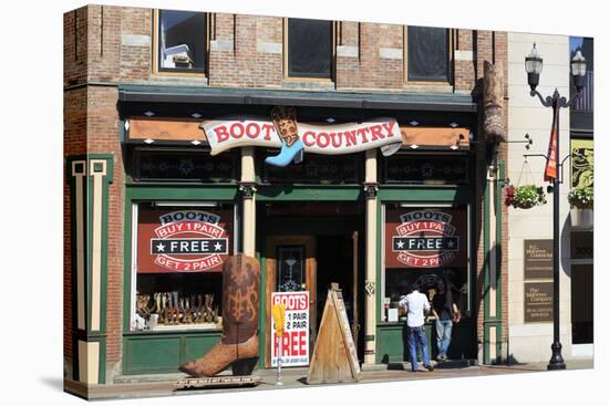 Boot Store on Broadway Street, Nashville, Tennessee, United States of America, North America-Richard Cummins-Premier Image Canvas