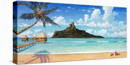 Bora Bora Sun-Rick Novak-Stretched Canvas