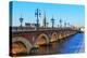 Bordeaux River Bridge with St Michel Cathedral-MartinM303-Premier Image Canvas