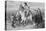Border Ruffians from Missouri Invading Kansas, 1856 (Etching)-American-Premier Image Canvas