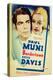 Bordertown, Paul Muni, Bette Davis, 1935-null-Stretched Canvas