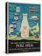 Bordon Milk Advertising Poster-null-Premier Image Canvas