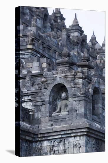 Borobudur Buddhist Temple, UNESCO World Heritage Site, Java, Indonesia, Southeast Asia-Angelo-Premier Image Canvas