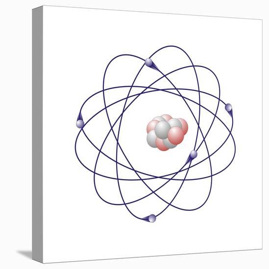 Boron, Atomic Model-Friedrich Saurer-Premier Image Canvas